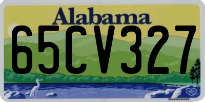 AL license plate 65CV327