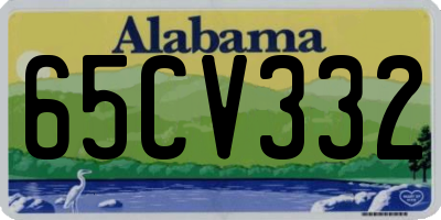 AL license plate 65CV332