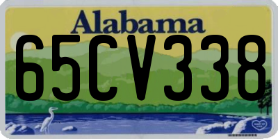 AL license plate 65CV338