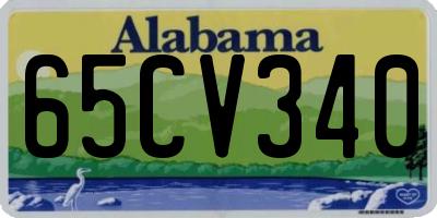 AL license plate 65CV340