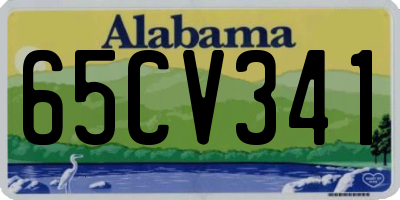AL license plate 65CV341