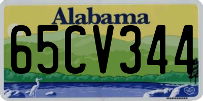 AL license plate 65CV344