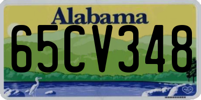 AL license plate 65CV348