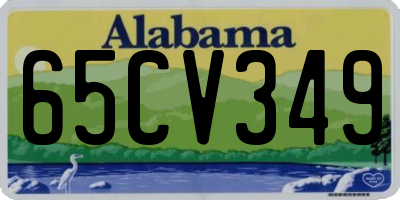 AL license plate 65CV349