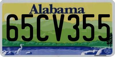 AL license plate 65CV355