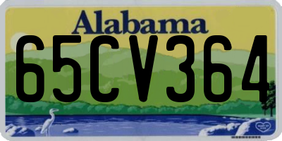 AL license plate 65CV364