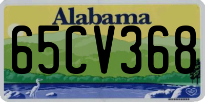 AL license plate 65CV368