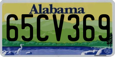 AL license plate 65CV369