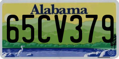 AL license plate 65CV379