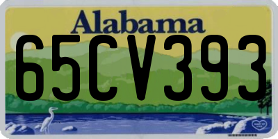 AL license plate 65CV393