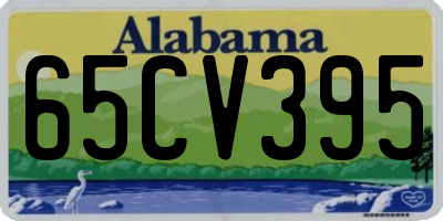 AL license plate 65CV395