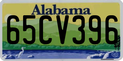 AL license plate 65CV396