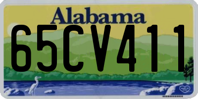 AL license plate 65CV411
