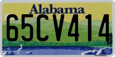AL license plate 65CV414
