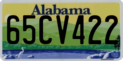 AL license plate 65CV422