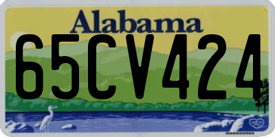 AL license plate 65CV424