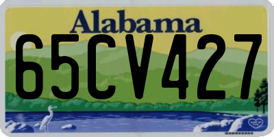 AL license plate 65CV427