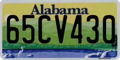 AL license plate 65CV430