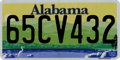 AL license plate 65CV432