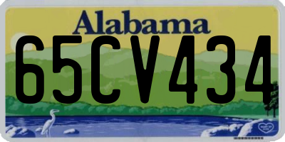 AL license plate 65CV434