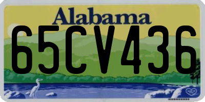 AL license plate 65CV436
