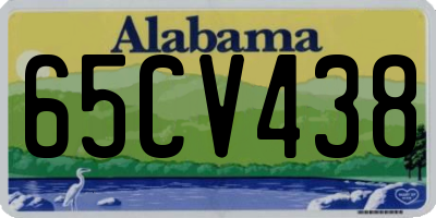 AL license plate 65CV438