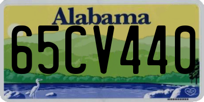 AL license plate 65CV440