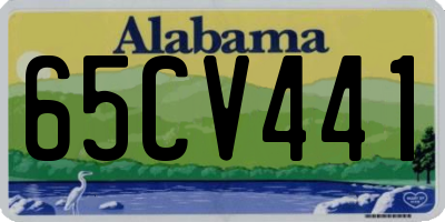 AL license plate 65CV441