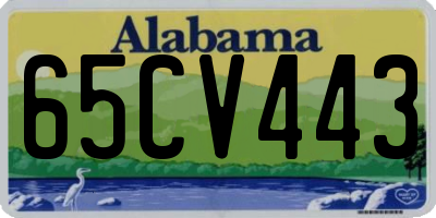 AL license plate 65CV443