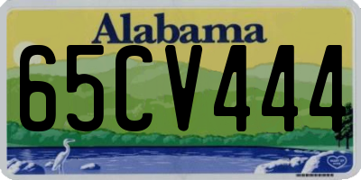 AL license plate 65CV444