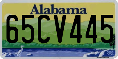 AL license plate 65CV445