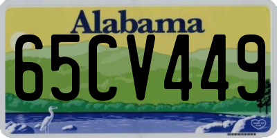 AL license plate 65CV449