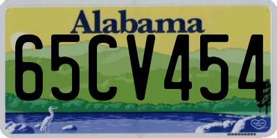 AL license plate 65CV454