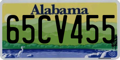 AL license plate 65CV455
