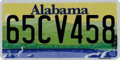 AL license plate 65CV458