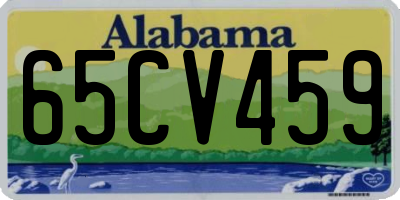 AL license plate 65CV459
