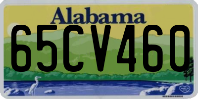 AL license plate 65CV460