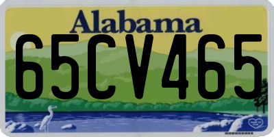 AL license plate 65CV465