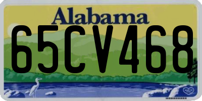 AL license plate 65CV468
