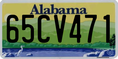 AL license plate 65CV471