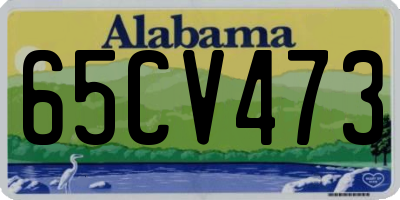 AL license plate 65CV473
