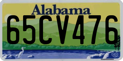 AL license plate 65CV476