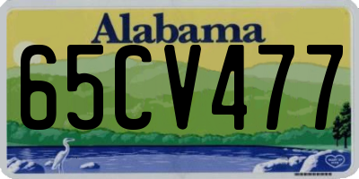 AL license plate 65CV477
