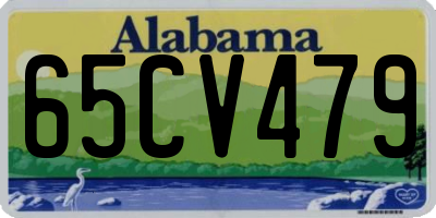 AL license plate 65CV479