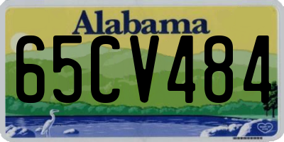 AL license plate 65CV484