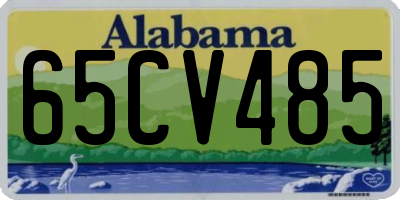 AL license plate 65CV485