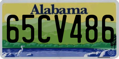 AL license plate 65CV486