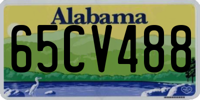AL license plate 65CV488