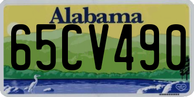 AL license plate 65CV490