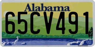 AL license plate 65CV491